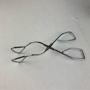 Vintage Ecko Stainless Steel 8" Kitchen Tongs Grabbers